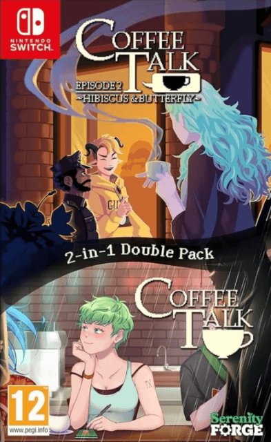 Coffee Talk 2-in-1 Double Pack box art for Nintendo Switch